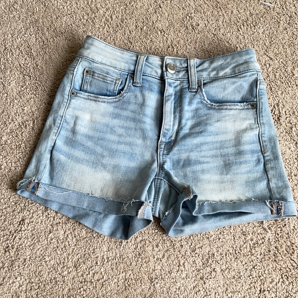 size 0 american eagle short shorts